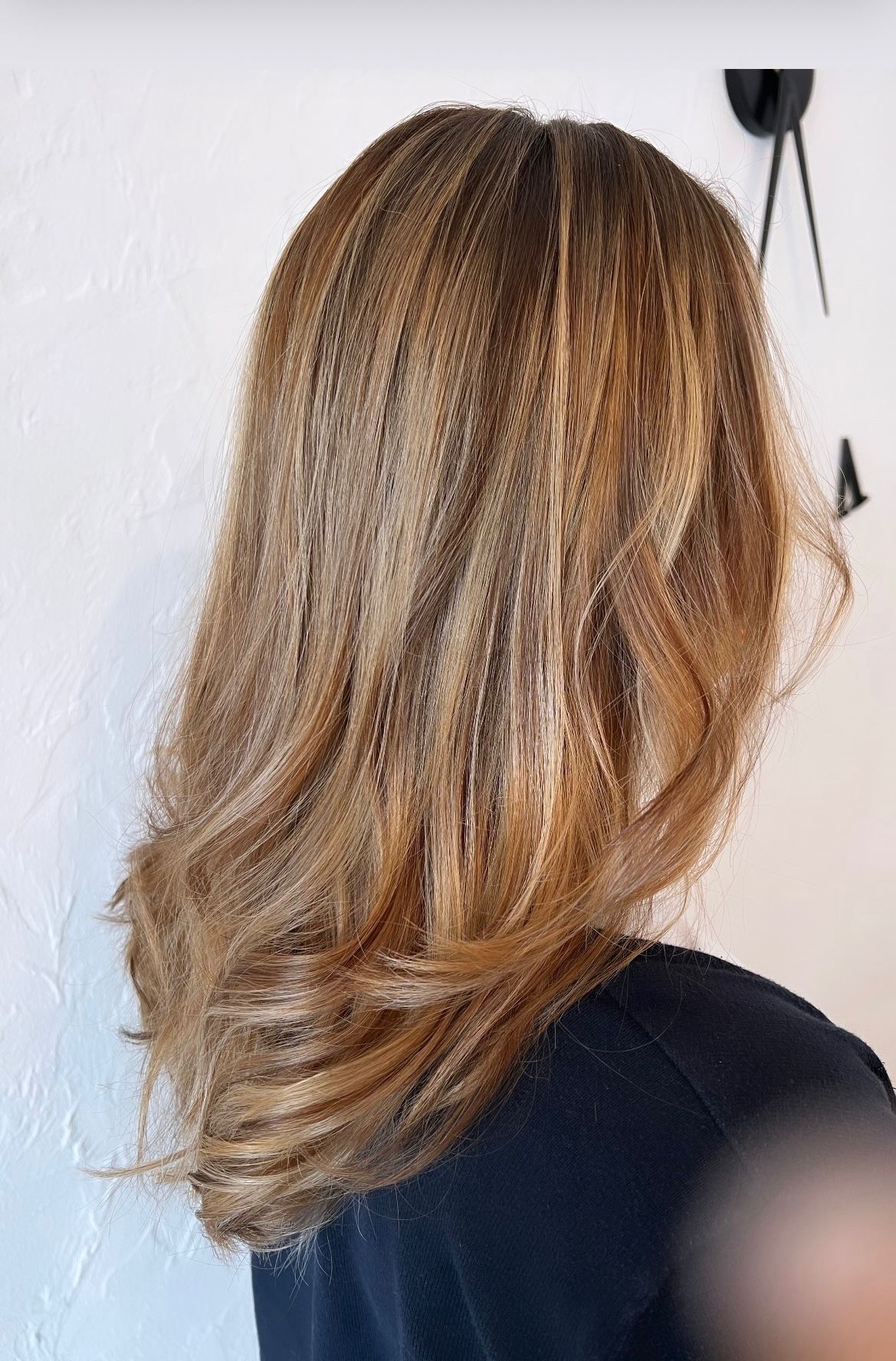 Honigblonde Schichten